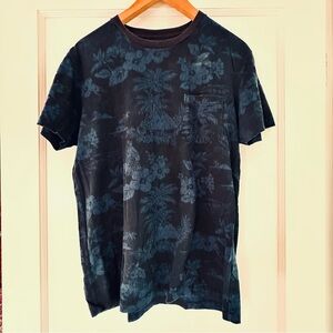 J. Crew Hawaiian print pocket t-shirt
